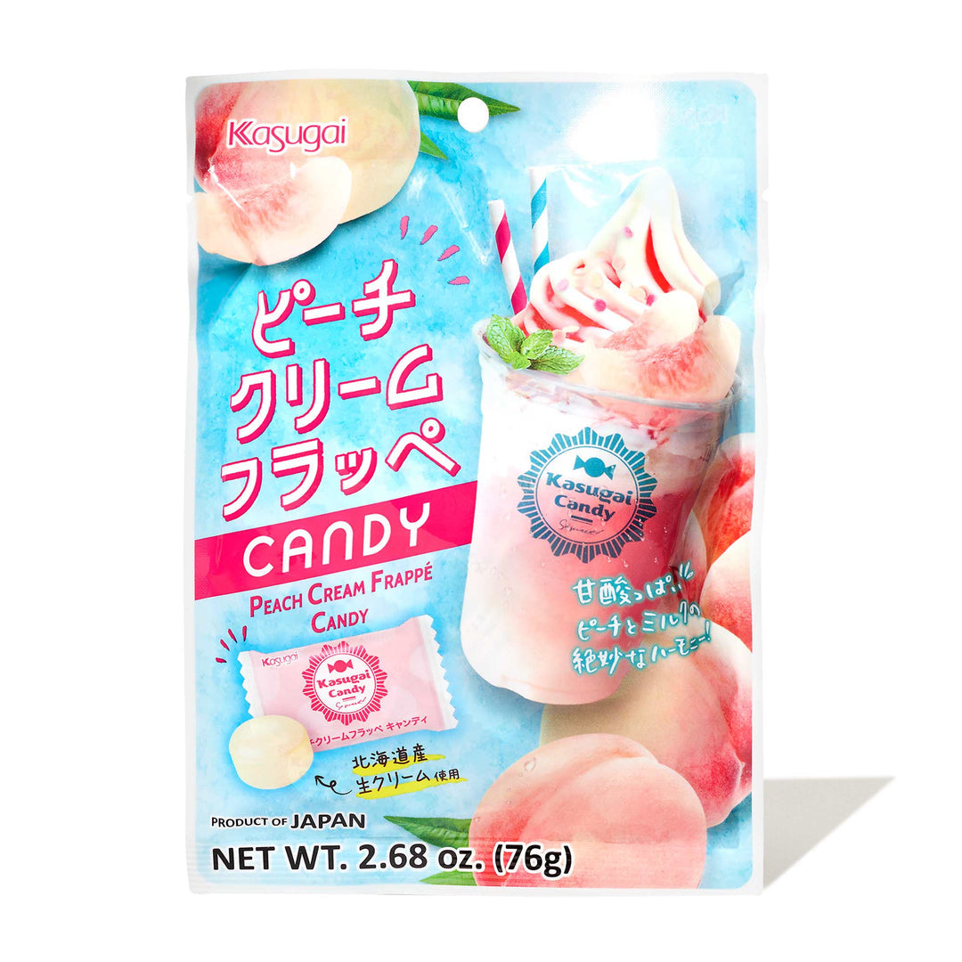 Kasugai Peach Crème Frappe Candy