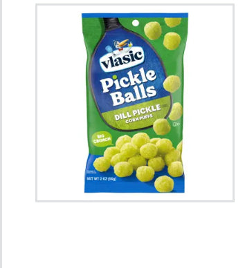 Vlasic Pickle Balls, Dill Pickle Corn Puffs 2oz