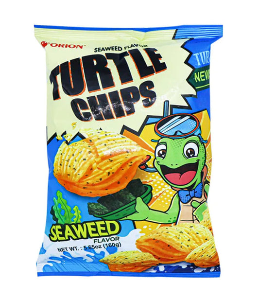 Orion Turtle Chips Seaweed - 5.64 Oz Wholesale Case of 12