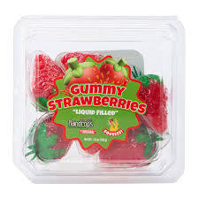 Raindrop Gummy Liquid Filled Strawberrys
