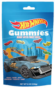 Hot Wheeles Shaped Gummies