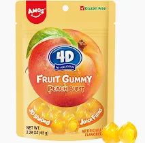 Amos 4D Peach Burst Gummy