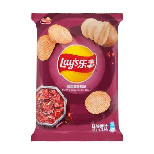 Lay's potato chips numbs and spicy (China)