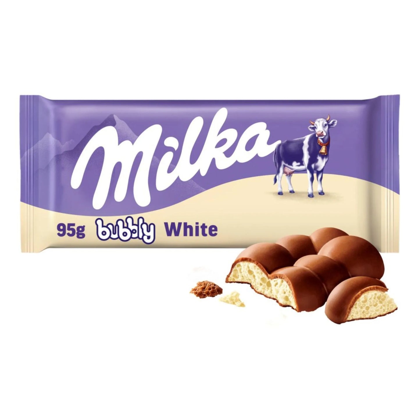 Milka Bubbly White 95g (European)