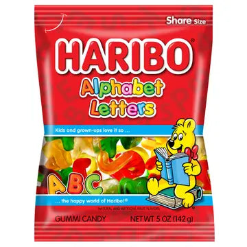 Haribo Alphabet Letters, 5oz (Germany)