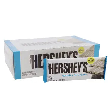 Hershey's Cookies & Creme Bar, 1.55oz