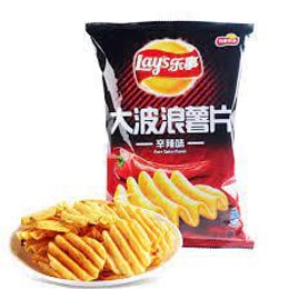 Lay's Big Wave Potato Chips Spicy Flavor 70g