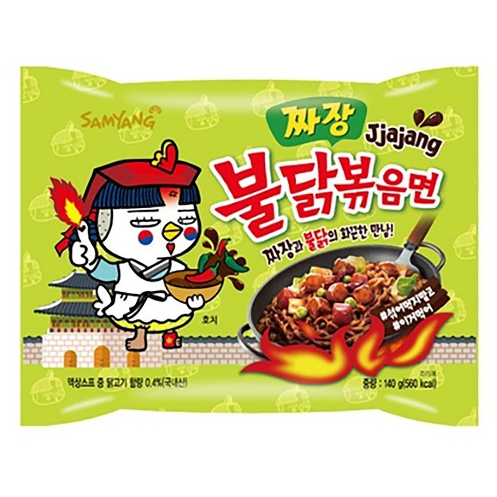 Samyang Jjajang Buldak Spicy Black Bean Roasted Chicken Ramen Single