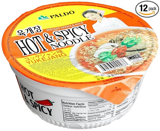 Paldo noodle bowl hot&spicy