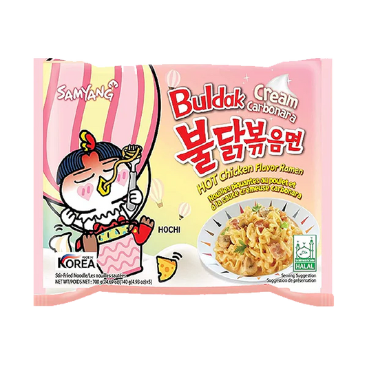 Samyang Buldak Cream Carbonara Spicy Chicken Ramen Single pack