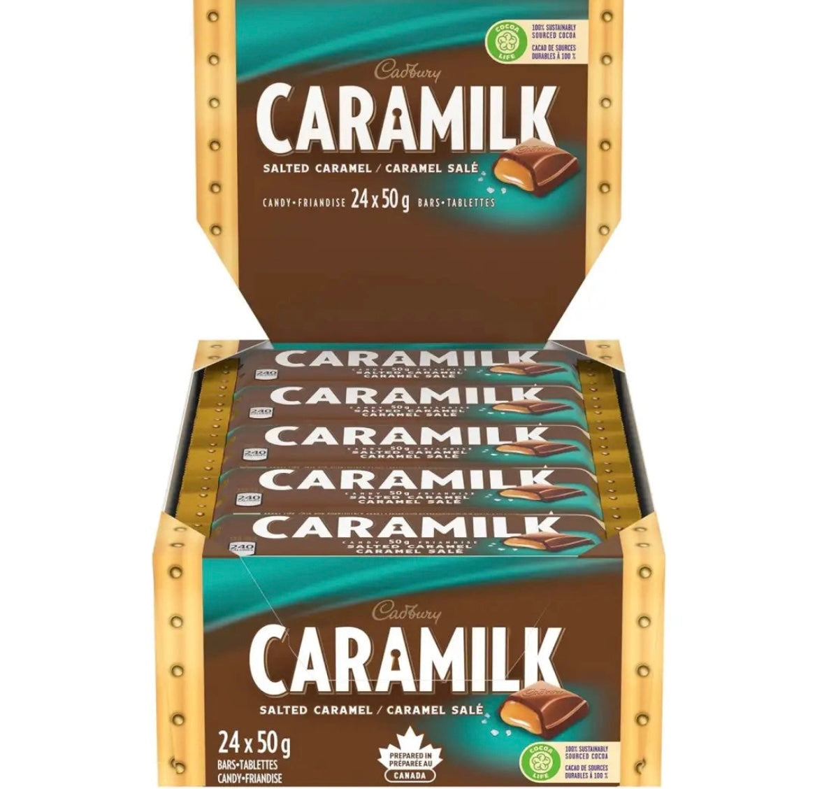 Cadbury CARAMILK Salted Caramel Chocolate Bar 50 g