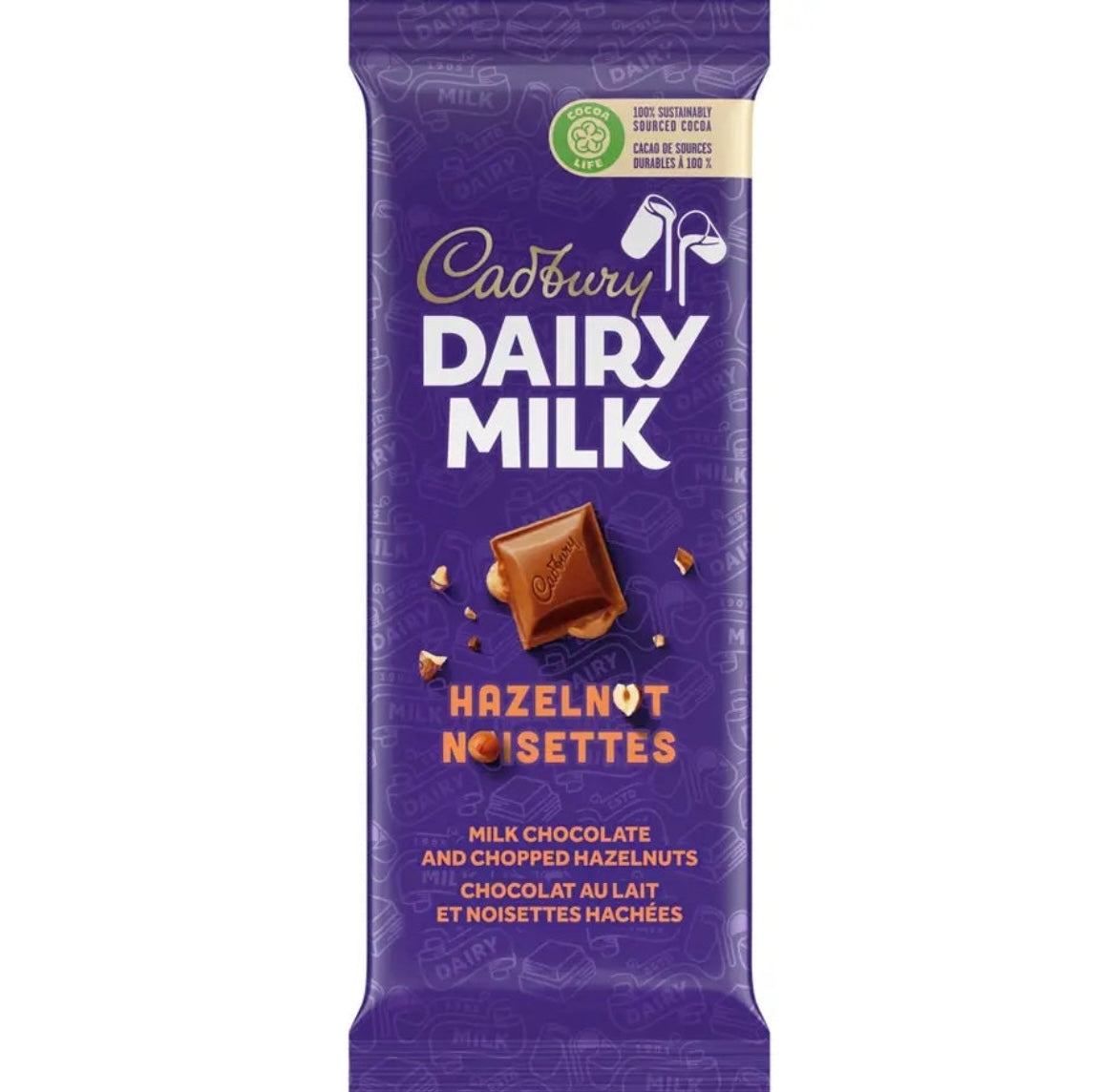 Cadbury Dairy Milk Chocolate with Hazelnut