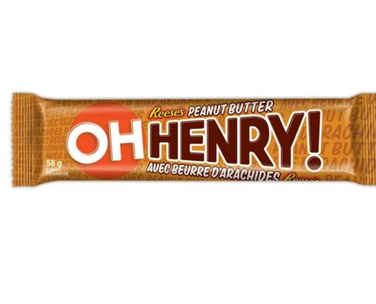 Oh Henry! Reeses Peanut Butter Chocolate Bar 58 g