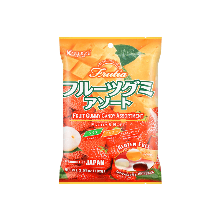 Kasugai  Fruit Gummy Candy assortment