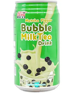Rico bubble milk tea matcha flavor