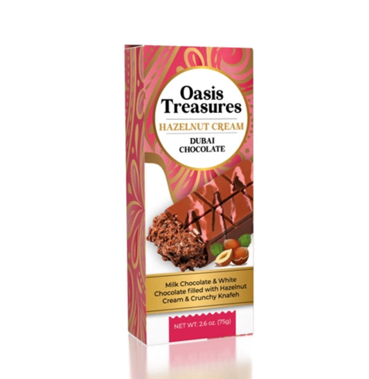 Dubai Chocolate Bar Hazelnut Cream By Oasis Treasures (75g)