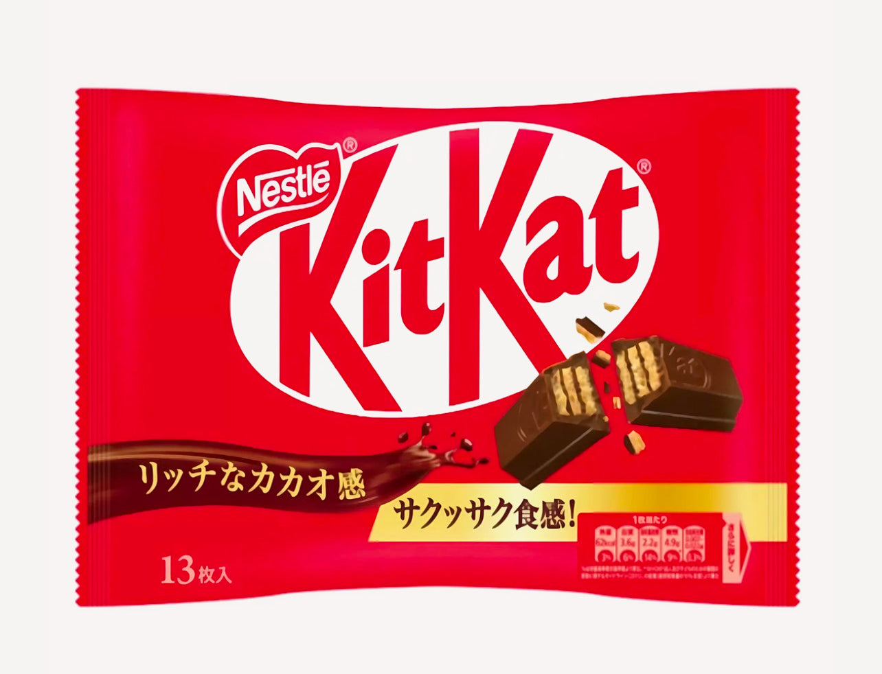 Kit Kat Japan original red rich cocoa flavor