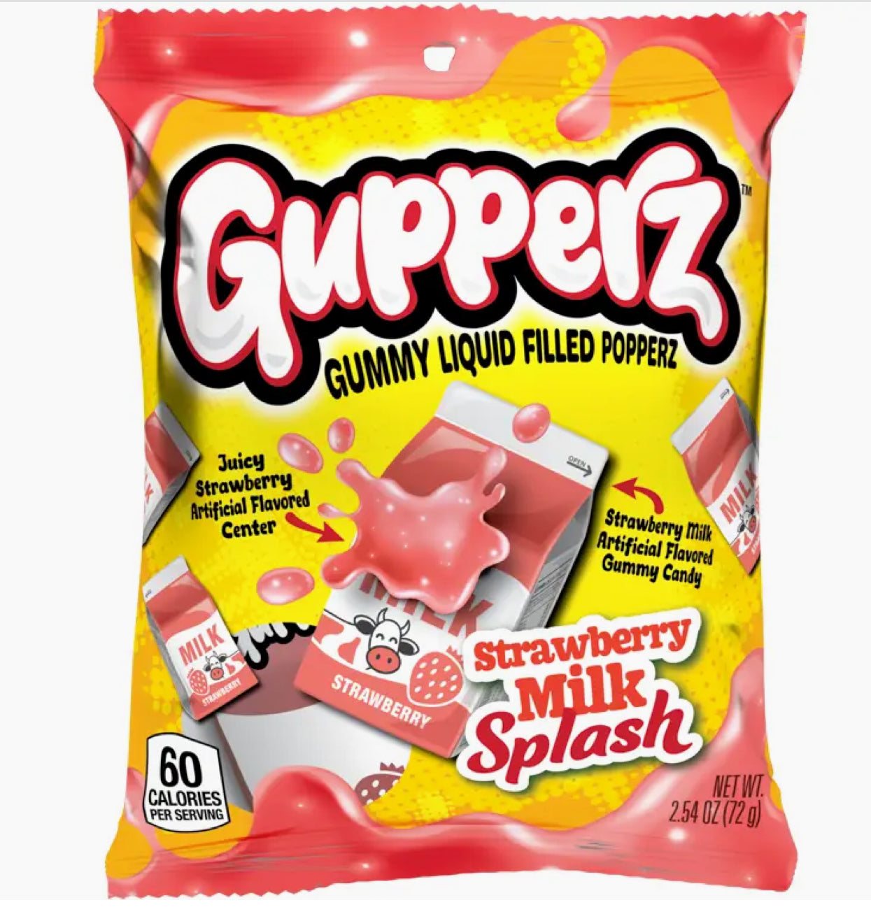 Gupperz Strawberry Milk Splash, 2.54oz