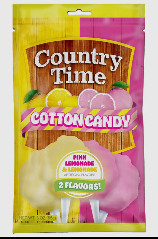 Country Time Lemonade Cotton Candy, 3oz Bag