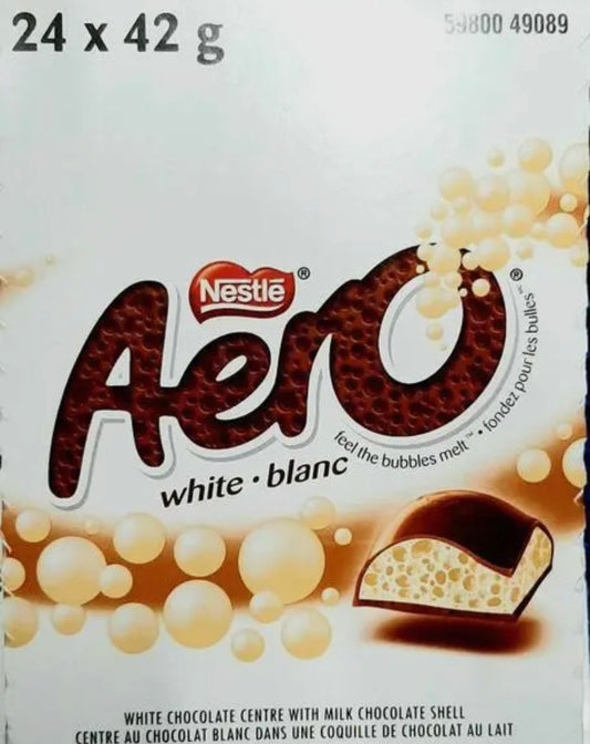 Aero white chocolate