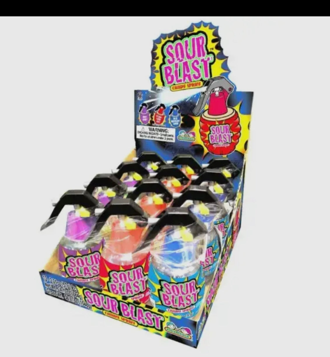 Sour blast candy