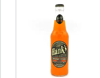 Hank's Orange Cream Soda, 12oz Glass Bottle