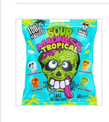 Limited Import - Sour Madness Tropical 60g