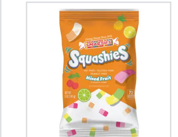 Smarties Squashies - Mixed Fruit 5oz