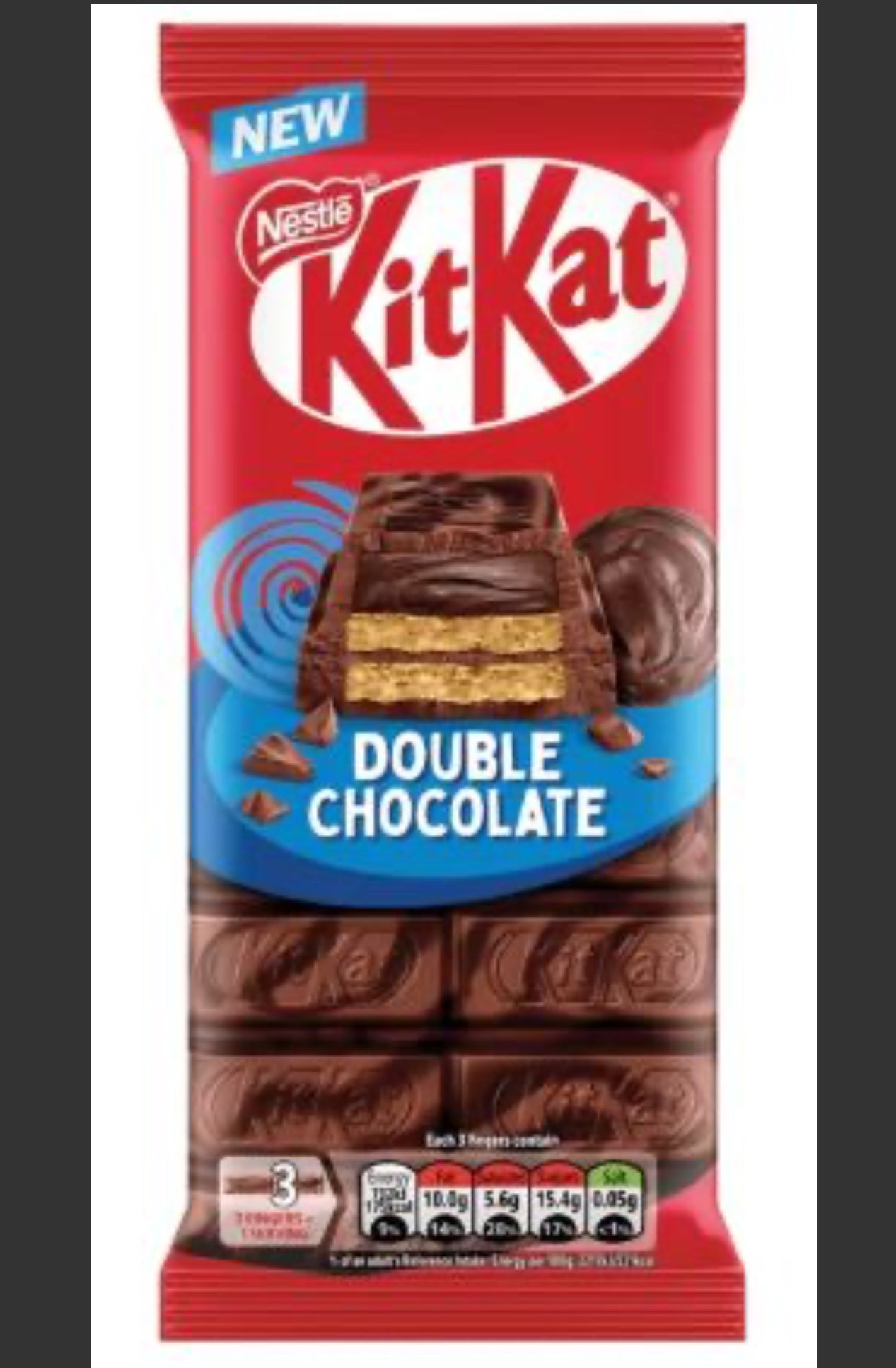Limited Import - Uk Kitkat, Double Chocolate 99g