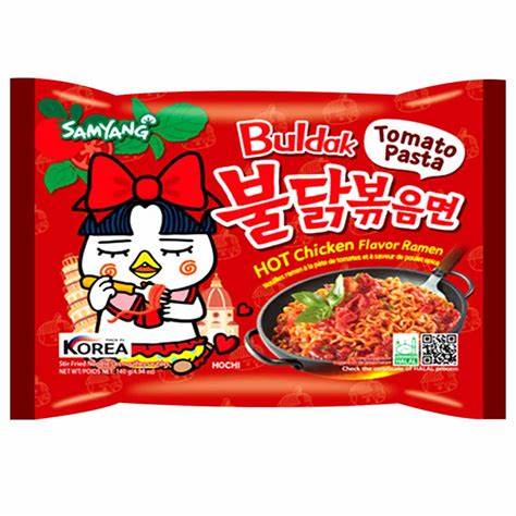 Samyang Buldak Tomato Pasta Spicy Chicken Ramen Single