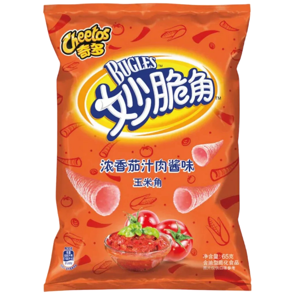 Cheetos Bugles Tomato Meat Sauce Flavor (China)