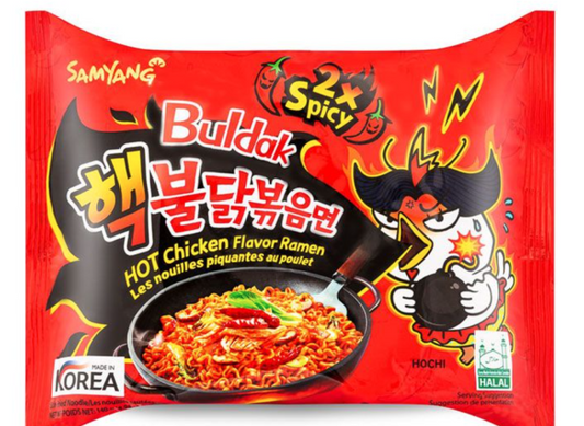 Samyang 2x Spicy Buldak Hot Chicken Flavor Ramen Single