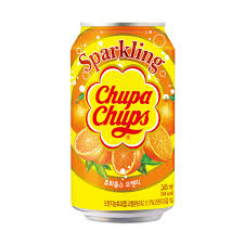 Chupa Chups Sparkling Drink, Orange Flavor