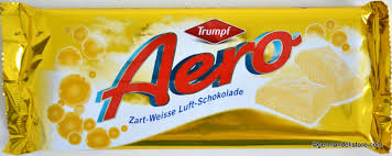 Aero White Chocolate Bar (German)