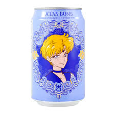 Ocean Bomb Sailor Moon Sparkling Water, Pineapple Flavor - 11.15 Fl Oz