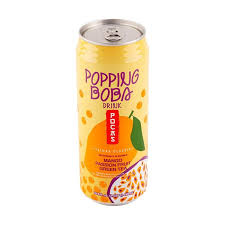 Pocas Popping Boba Mango Passion Fruit Green Tea Drink - 16.5 Fl Oz