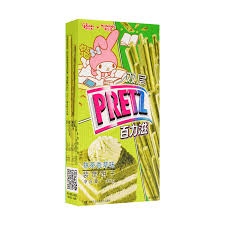 Glico Pretz Asian, Matcha Vanilla Flavor