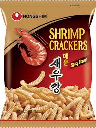 Nongshim Shrimp Crackers Hot & Spicy Flavor - 2.64 Oz