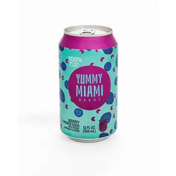 Yummy Miami Berry Soda 12oz