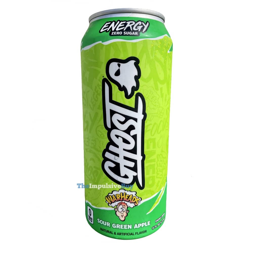 Ghost Energy Drink Warhead Green Apple 16oz