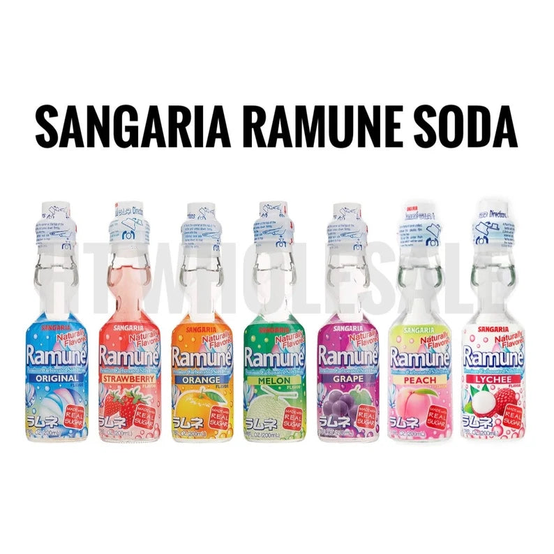 Sangaria Naturally Flavored Ramune Grape Flavor