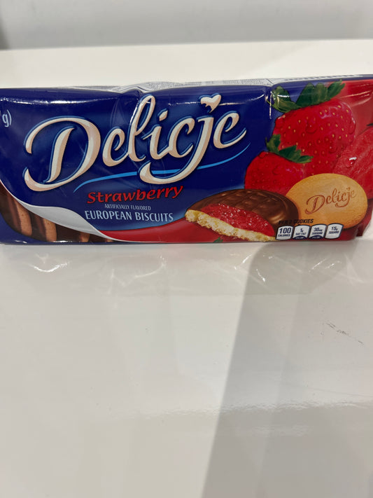 Delicje strawberry Europe