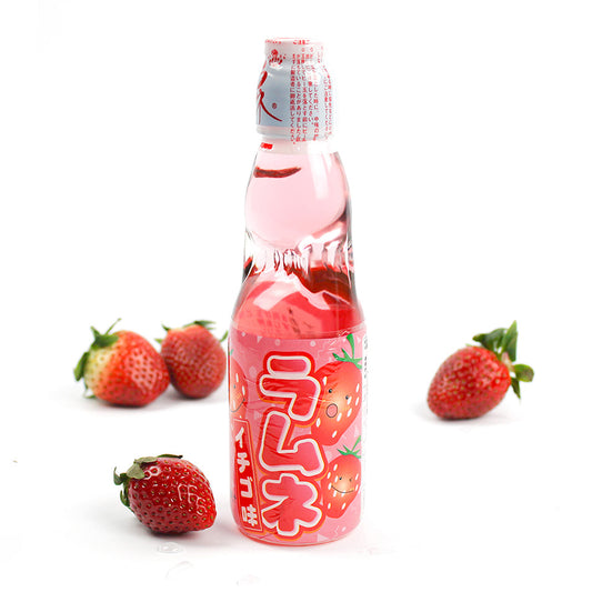 Hata – Ramune Soda (Strawberry Flavor) 200ml