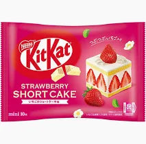 Kit Kat Japan Strawberry Short Cake Minis 10 CT - 3.98 oz