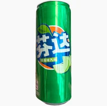 Fanta Green Apple Can 330 ml (China)